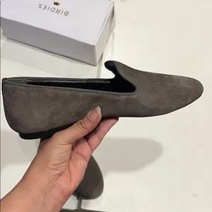 Birdies Starling slip on gray suede flats women’s size 7 thumbnail 7