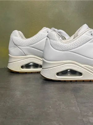 Skechers Uno Shimmer Away White Sneakers Women's Size 10 thumbnail 11