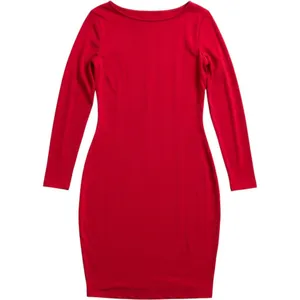 Lulus Red Long Sleeve Bodycon Mini Dress D11947HRL Size Small thumbnail 2