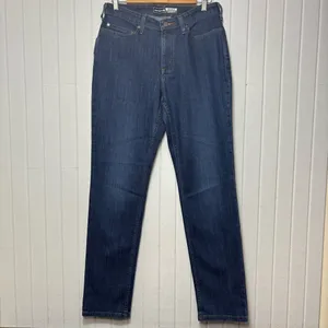 Carhartt Rugged Flex Relaxed Mid‎ Rise Fit Dark Blue Straight Leg Jeans Size 8T thumbnail 2