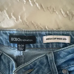 BCBGeneration Denim Mega Cuff Wide Leg Pants thumbnail 3