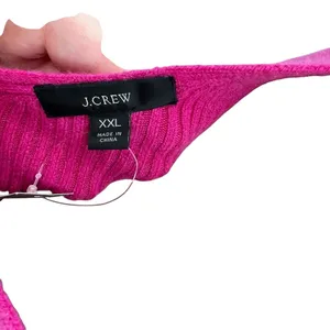 J.‎ Crew Cashmere-Blend Cropped Sweater-Tank Icy Rose Pink Size XXL thumbnail 9