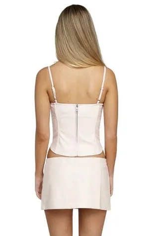 Revolve NWT Miaou Aphex Corset Pink thumbnail 3