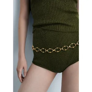 Mango RIBBED-KNIT BRIEF SHORTS thumbnail 3