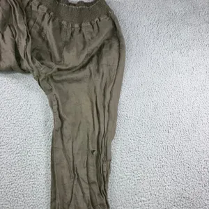 Magaschoni Wide Leg Linen Pants Women Large Pull On Elastic Waist‎ Boho Travel thumbnail 8