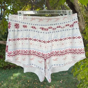 Hollister flannel winter sleep shorts M thumbnail 1