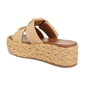 Zodiac Izzy Natural Woven Platform Slide‎ Sandals Size 9 thumbnail 10
