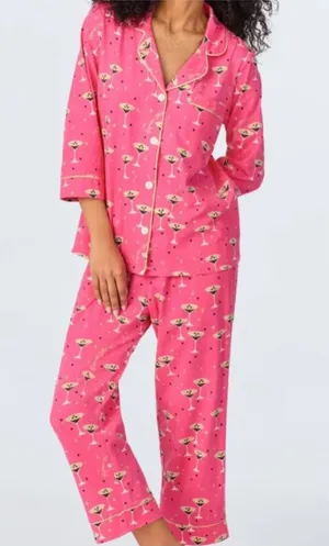 Bed Head Espresso Martini Print Stretch Organic Cotton Jersey Pajamas thumbnail 1