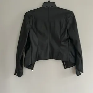 Kaari Blue Black Motorcycle Biker Style Jacket Womens Medium thumbnail 7
