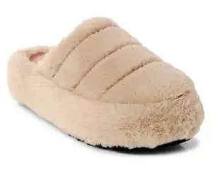 Free People It's A Vibe Platform Slippers in Polar Bear NIB NWT Size 11 Chunky thumbnail 1