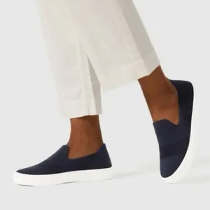 Rothy's Maritime Lattice Stitch Sneakers Navy thumbnail 1