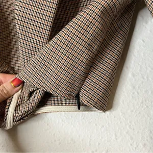 ZARA Plaid Blazer Crop Top Size Small thumbnail 7