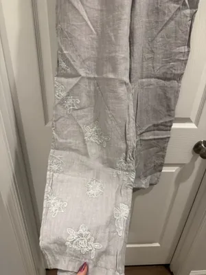 Linen pants Gray thumbnail 3