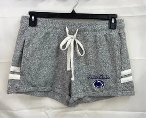 Sideline Apparel women's gray nittany lions‎ Penn state drawstring pajama shorts thumbnail 1