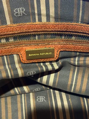 Banana Republic leather bowling-style bag or satchel thumbnail 5