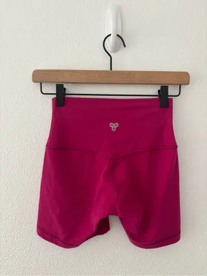 Aritzia golden biker shorts in pink thumbnail 2