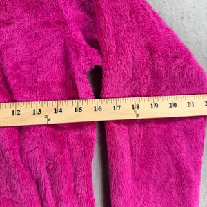 Y2k The North Face Girls Osito Jacket Pink Full Zip Size Large 14/16 or Women XS thumbnail 3