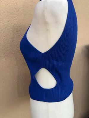 Edgy cut out top Blue Size M thumbnail 2