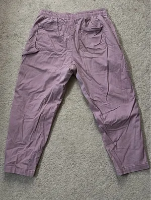 Old Navy Blush Pink, Elastic Waist, Utility Pants thumbnail 4