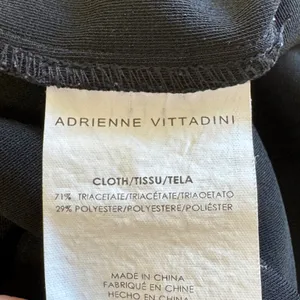 Adrienne Vittadini Black Wide Leg Drawstring‎ Trousers Size 6 Dress Pants Career thumbnail 8