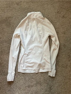 lululemon athletica White Workout Jacket thumbnail 3