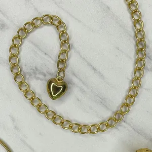 Black Rhinestone Flower Gold Tone Chain Link Belt One Size (OS) ✨ thumbnail 9
