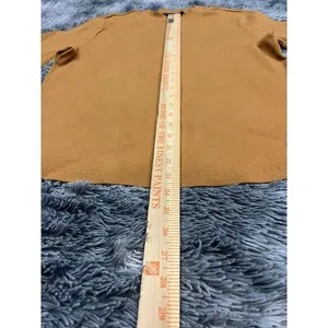 MAEVE Anthropologie Womens Size XL Shirt Short‎ Sleeve Ribbed Mustard Yellow. thumbnail 5