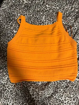 Orange Knitted Set thumbnail 5