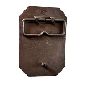 Vintage 1981 Raleigh Lights Rodeo Men's Brass Belt Buckle Western Cowboy thumbnail 3