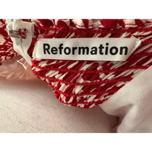 Reformation Enya‎ dress Love Heart Print Midi Size 10 thumbnail 6