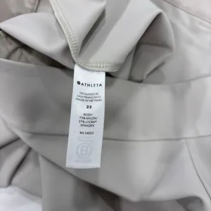 Athleta Pants Womens Size 22 Stellar Straight Crop Pant Gray Beige Neutral thumbnail 5