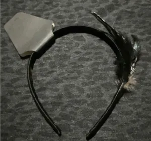 Black Feather Headband thumbnail 1