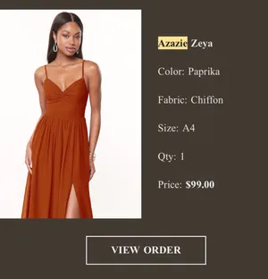 Azazie Bridesmaids Dress thumbnail 2