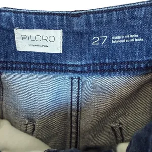 Anthropologie Pilcro High Rise Wide Leg Cuffed Blue Jeans Sz‎ 27 thumbnail 9