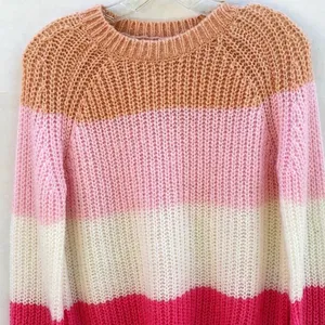 Princess Polly Willow Colorblock Balloon Sleeve Wool Blend Oversized Sweater thumbnail 4