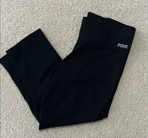 PINK Yoga Capri Leggings, Size Small Sold black thumbnail 1