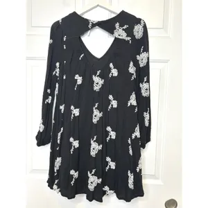 Free People Emma Austin Embroidered Floral‎ Mini Dress Small thumbnail 4