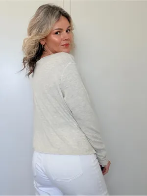 New Project Social T Boatneck Long-Sleeve Top thumbnail 5