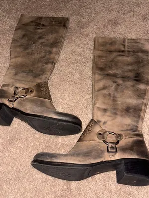 Vince Camuto Long rustic riding boots thumbnail 1