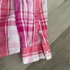 Tommy Hilfiger plaid pink & white classic fit shirt size small thumbnail 14