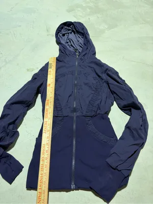 Lululemon Hooded Women's dance studio reversible Zip-Up Jacket purple 4 thumbnail 3