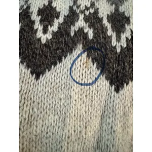 Noba Vintage Italian Wool Blend Fair Isle Crewneck Sweater Women’s Size Large thumbnail 4