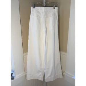 Madewell Superwide-Leg Jeans High Rise White Denim Size 24 thumbnail 3