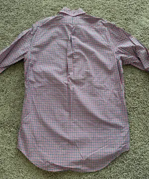 Ralph Lauren Red & Blue Check Button-Down Shirt thumbnail 4