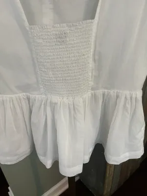 Crown & Ivy NWT Size XS Sleeveless White Top thumbnail 7