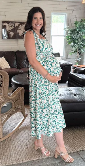 Amazon Tie Strap Maxi Dress thumbnail 2