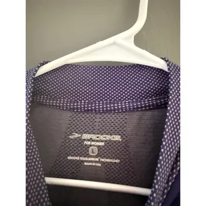 Brooks Equilibrium Technology Purple Mock Neck Long Sleeve Running Top Womens L thumbnail 8