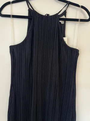 A New Day Black pleated dress thumbnail 2