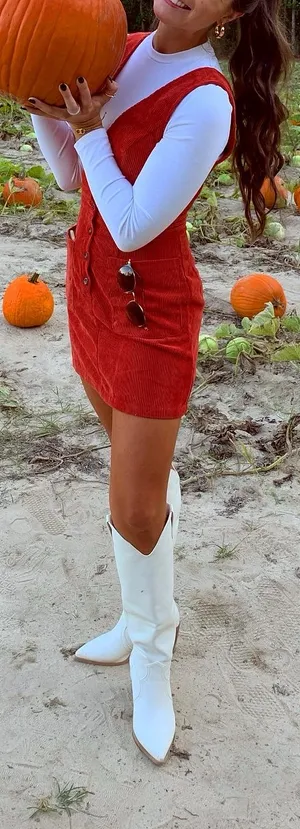 Shein Corduroy Dress thumbnail 1