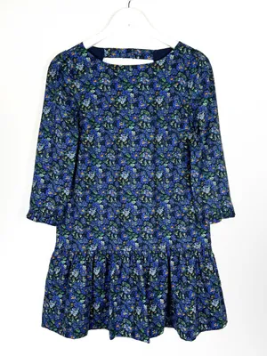 NWT Free People cotton floral ruffle The Avenue mini dress whimsy cottage SZ XS thumbnail 1